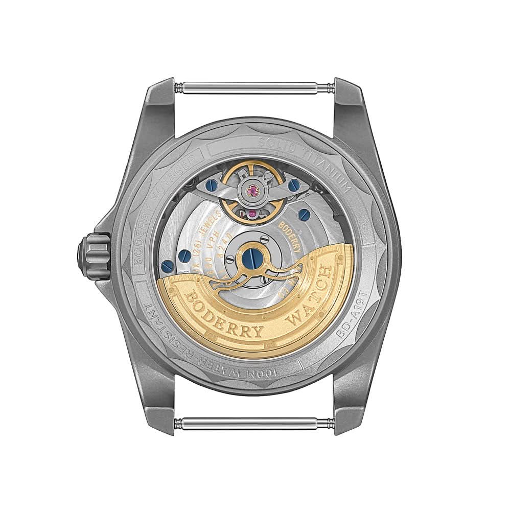 VOYAGER S72 automatique en titane – réserve de marche 72 h – étanche 100 m – gris