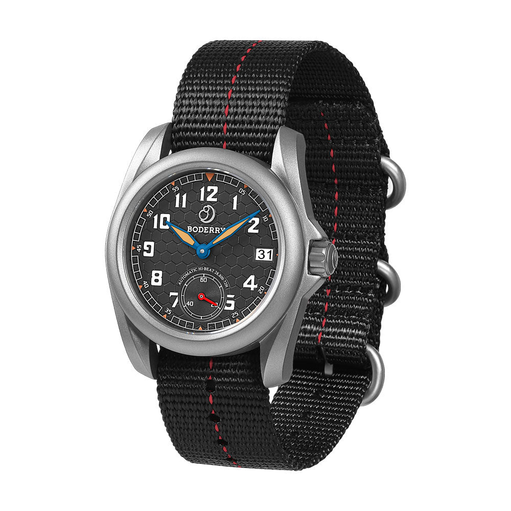 VOYAGER S72 automatique en titane – réserve de marche 72 h – étanche 100 m – gris