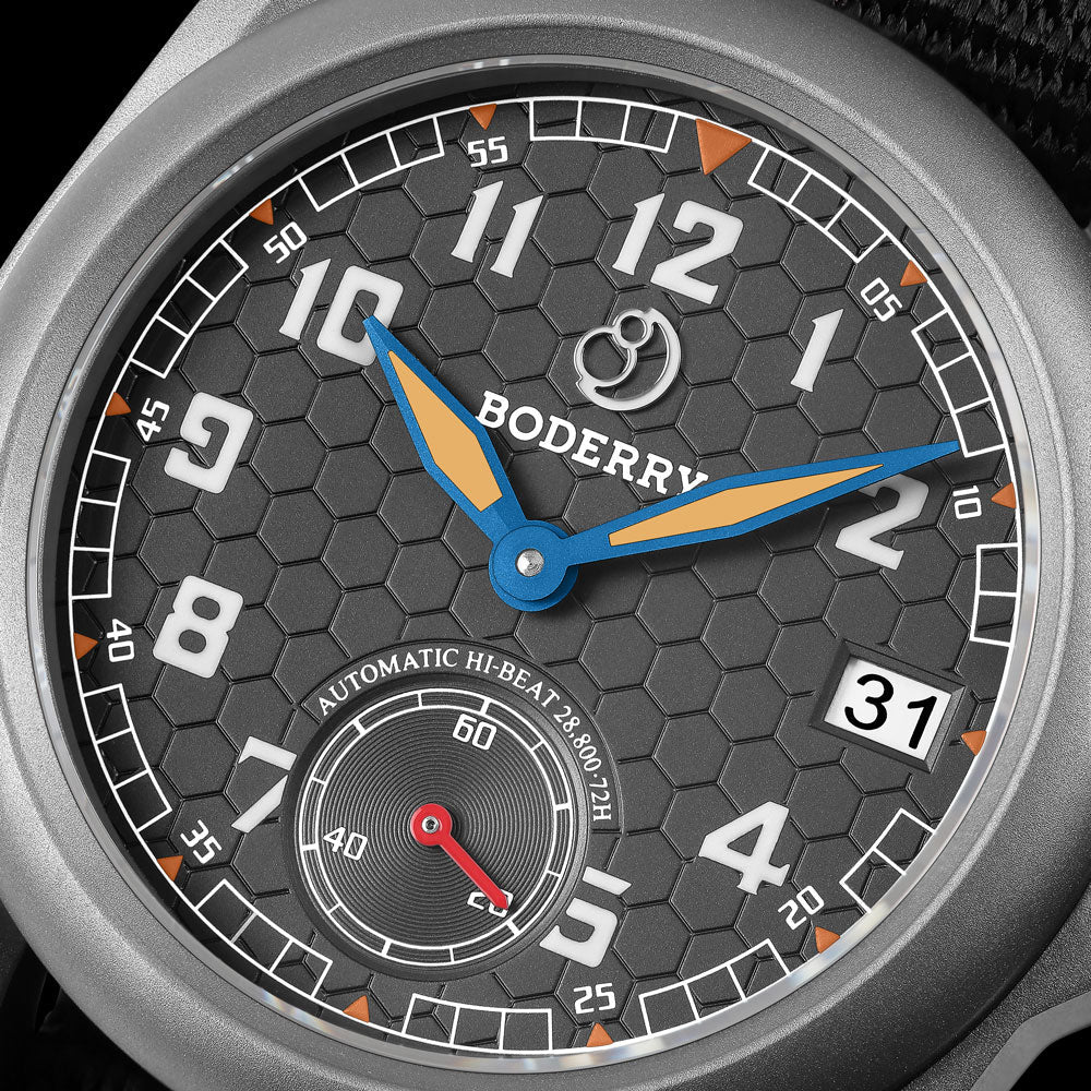 VOYAGER S72 automatique en titane – réserve de marche 72 h – étanche 100 m – gris