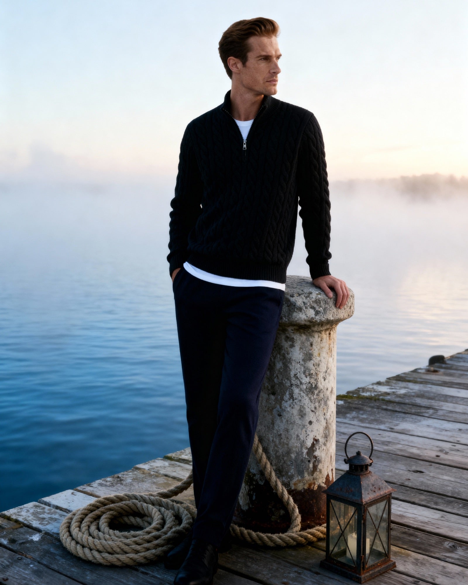 Pull demi-zip Verbier