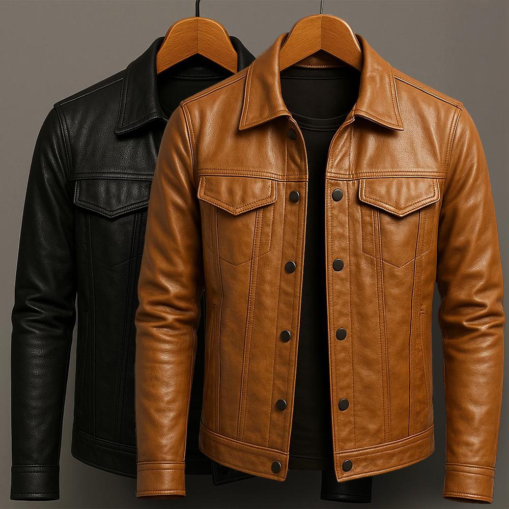 Veste Markus en simili cuir