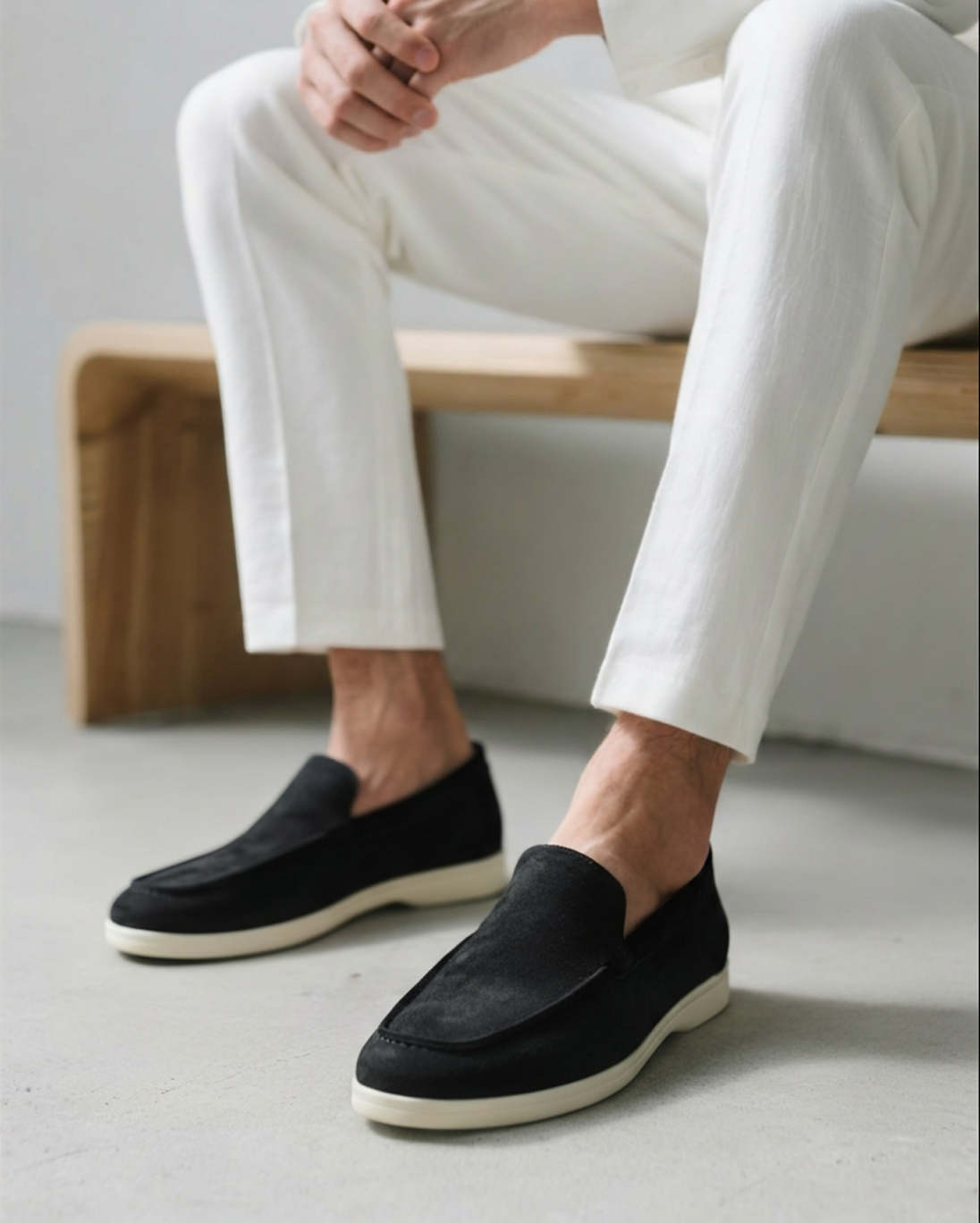 Mocassins en daim Seine Sélect