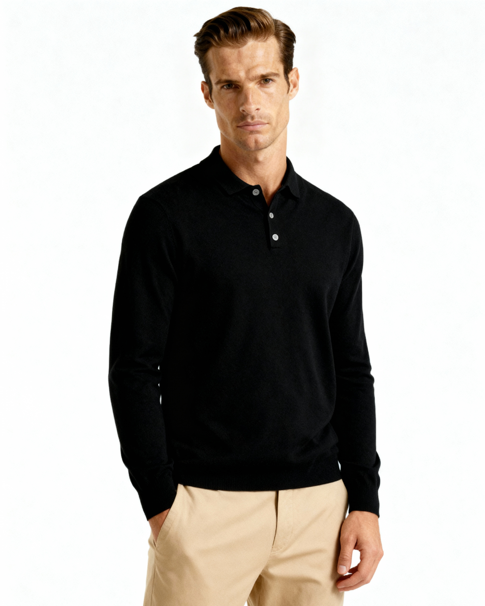 Polo en cachemire 100 %