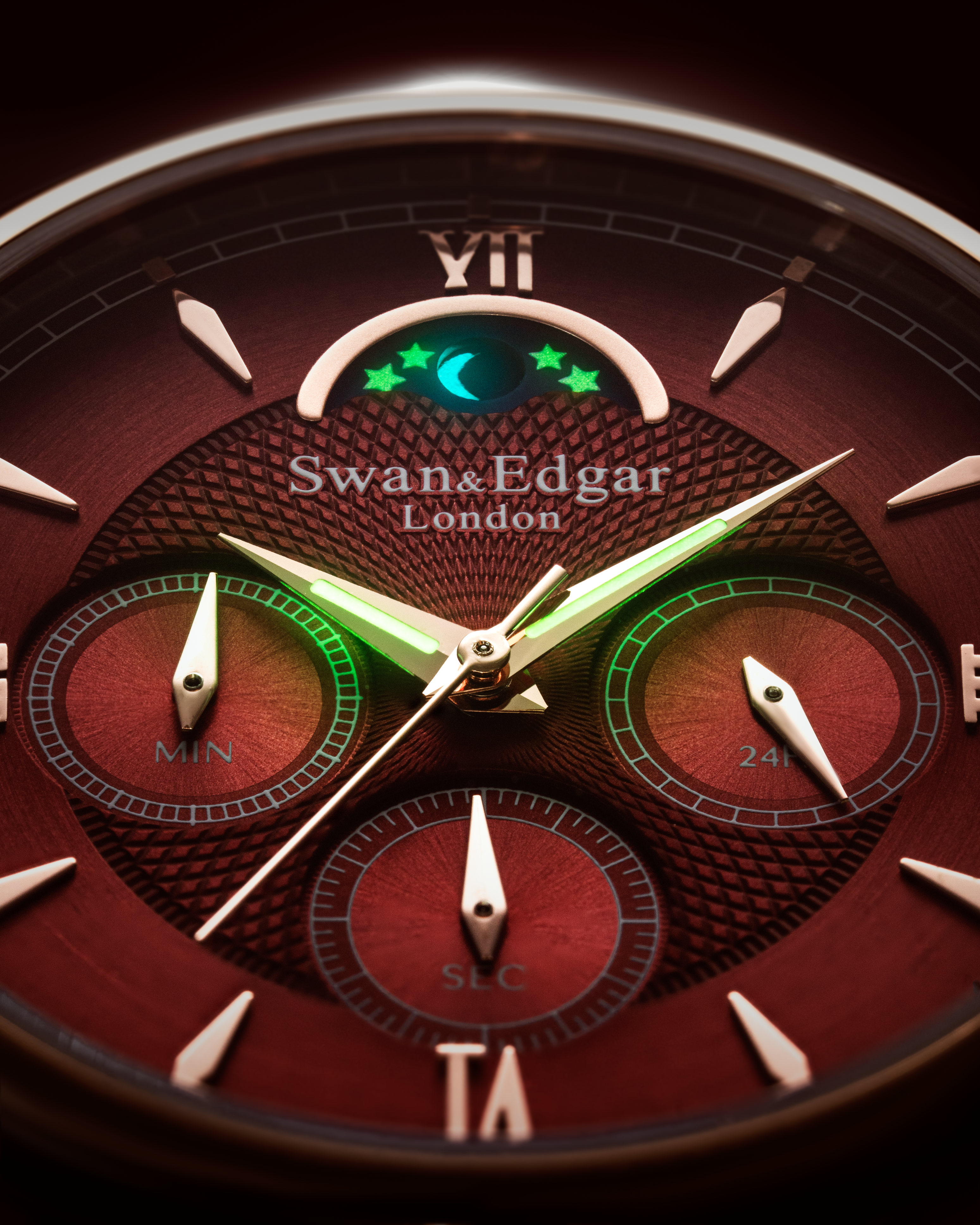 Complication – chronographe meca-quartz à phase de lune