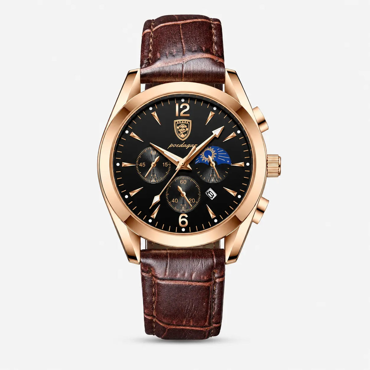 AGR Aventadori quartz 42 mm – bracelet cuir