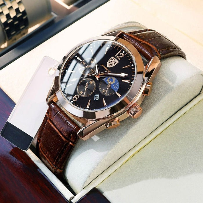 AGR Aventadori quartz 42 mm – bracelet cuir