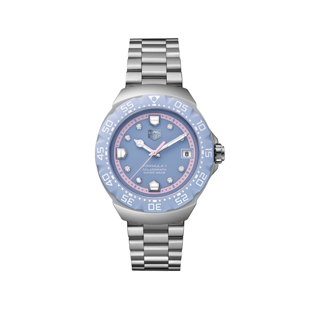 TAG Heuer Formula 1 Solargraph Bleu Rose