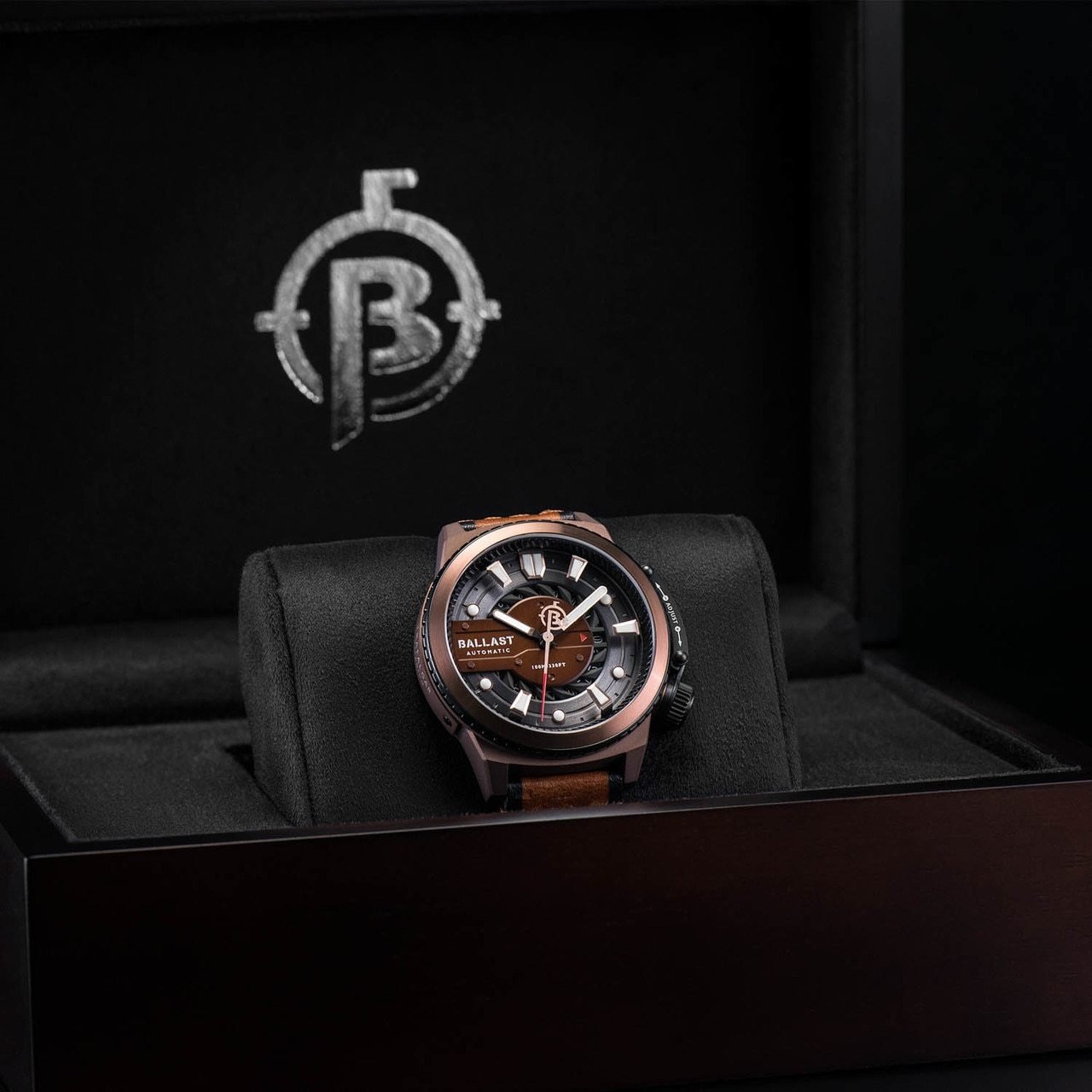 Ballast Trafalgar BL-3135-03 automatique 47 mm – titane et or rose
