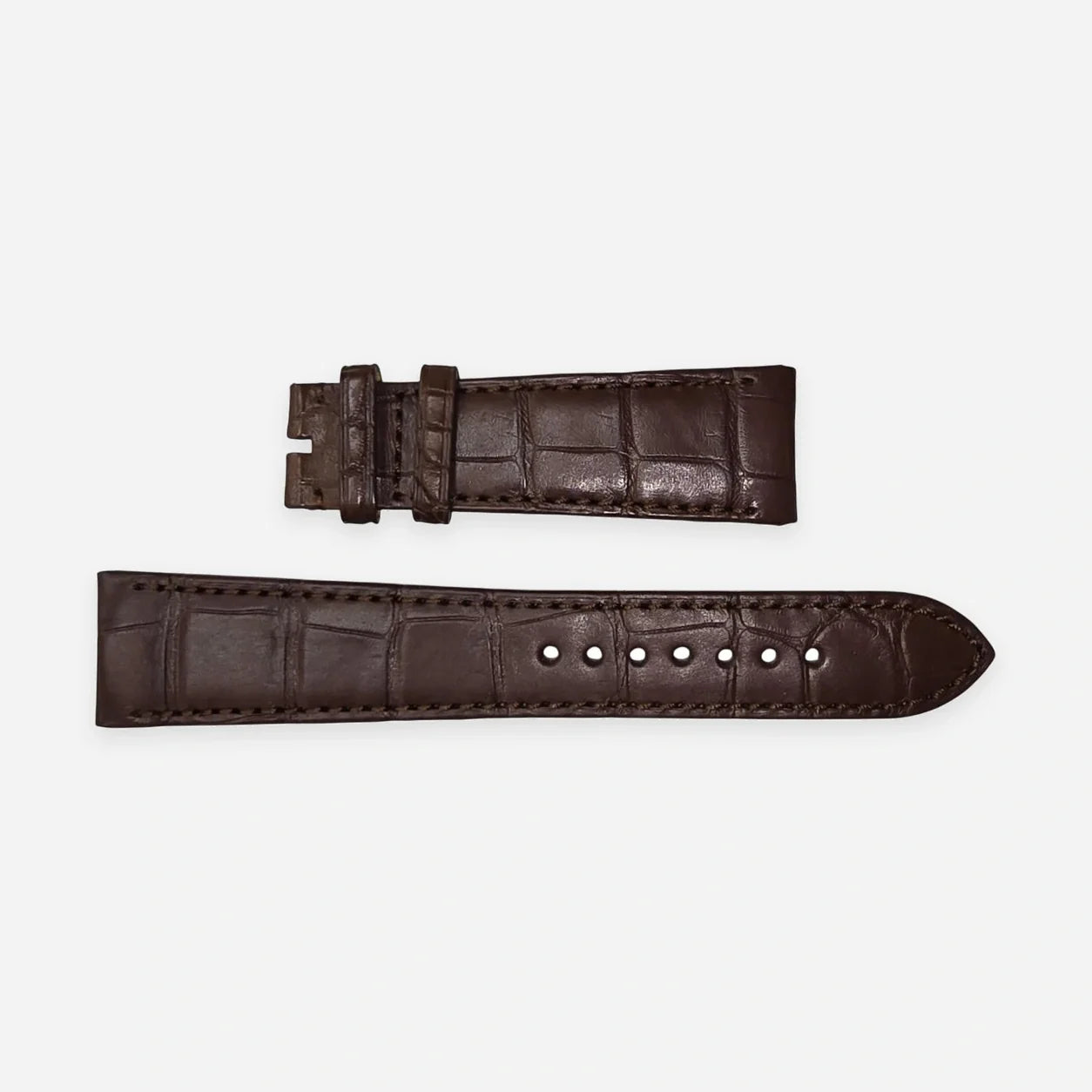 Breitling 1088P – bracelet cuir d’alligator brun 22/18 mm