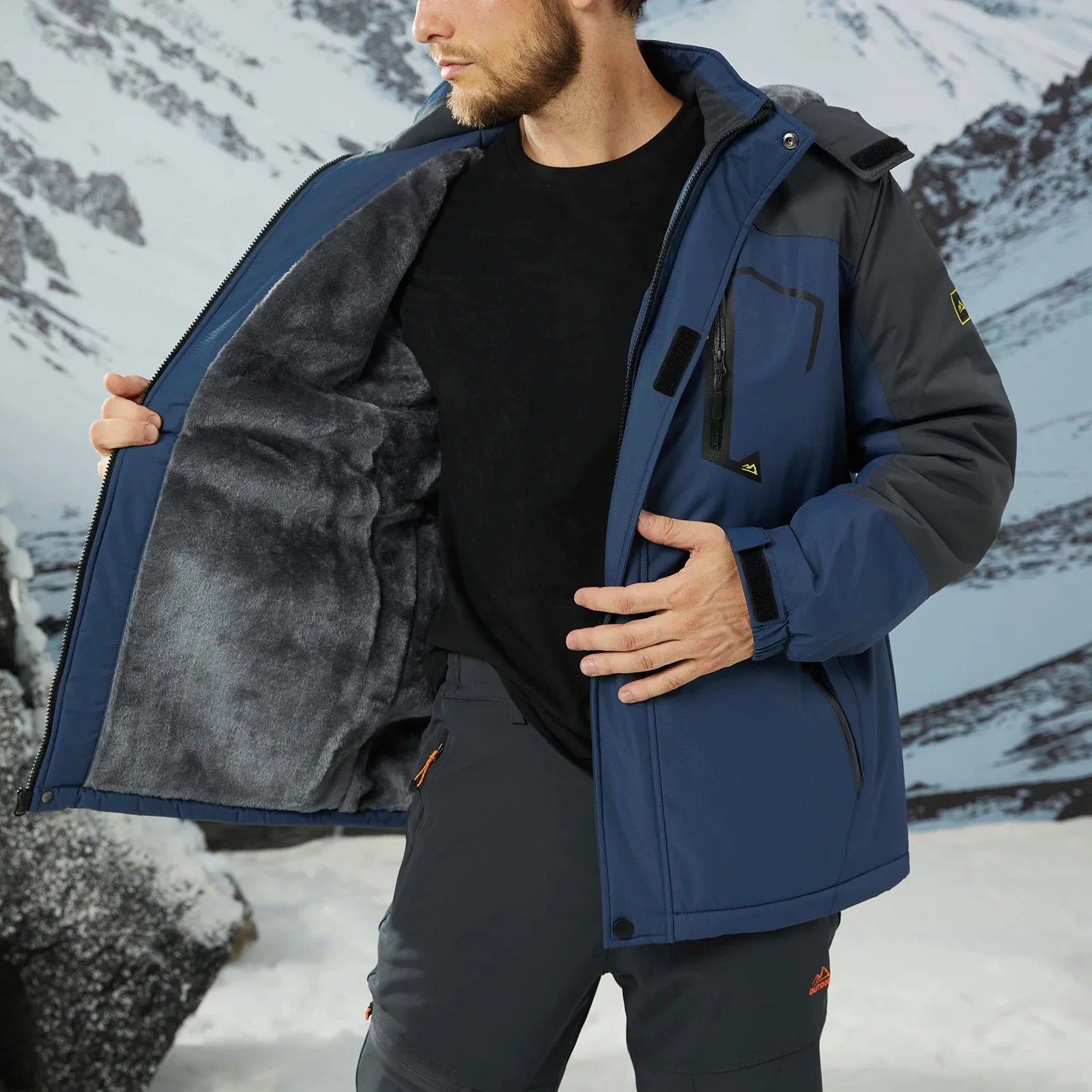 Veste de Ski Seine Select – Chaude, Imperméable et Coupe-Vent