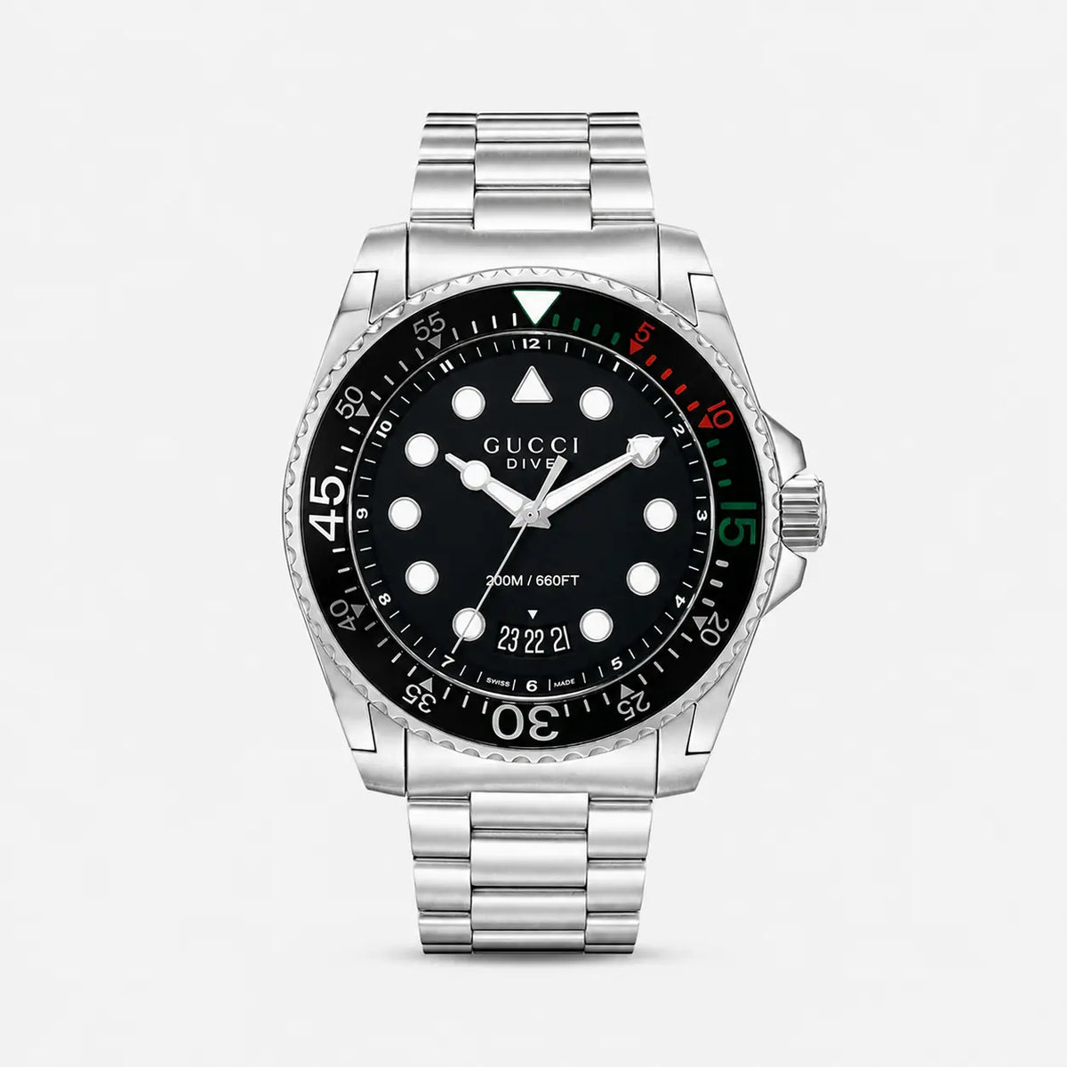 GUCCI Dive 45 mm – cadran noir mat – montre homme