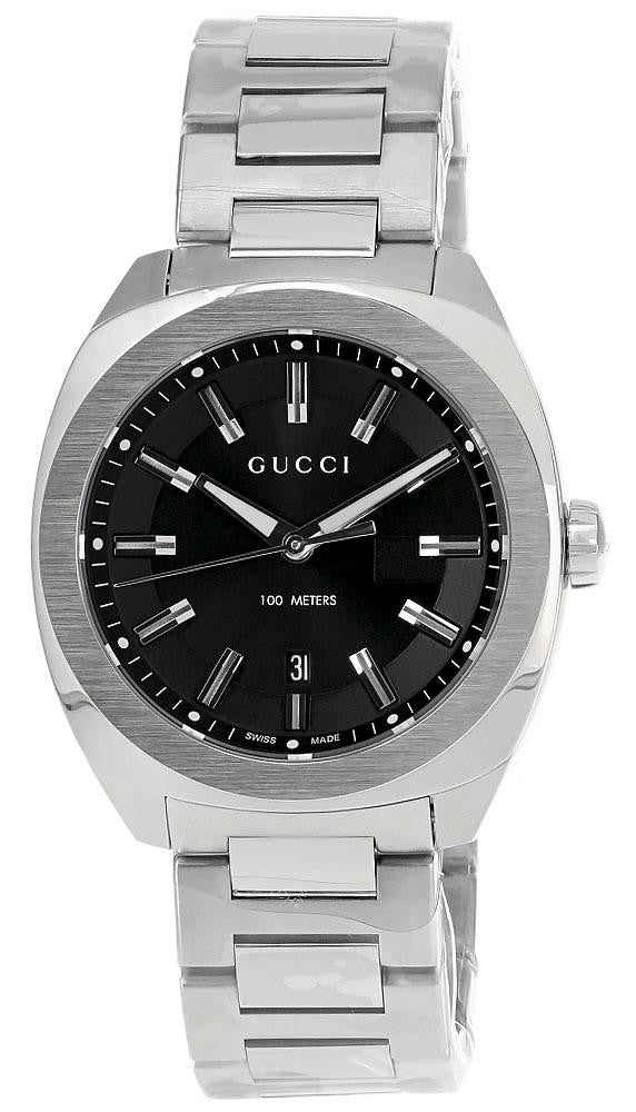 GUCCI GG2570 quartz 40 mm – cadran noir – montre homme