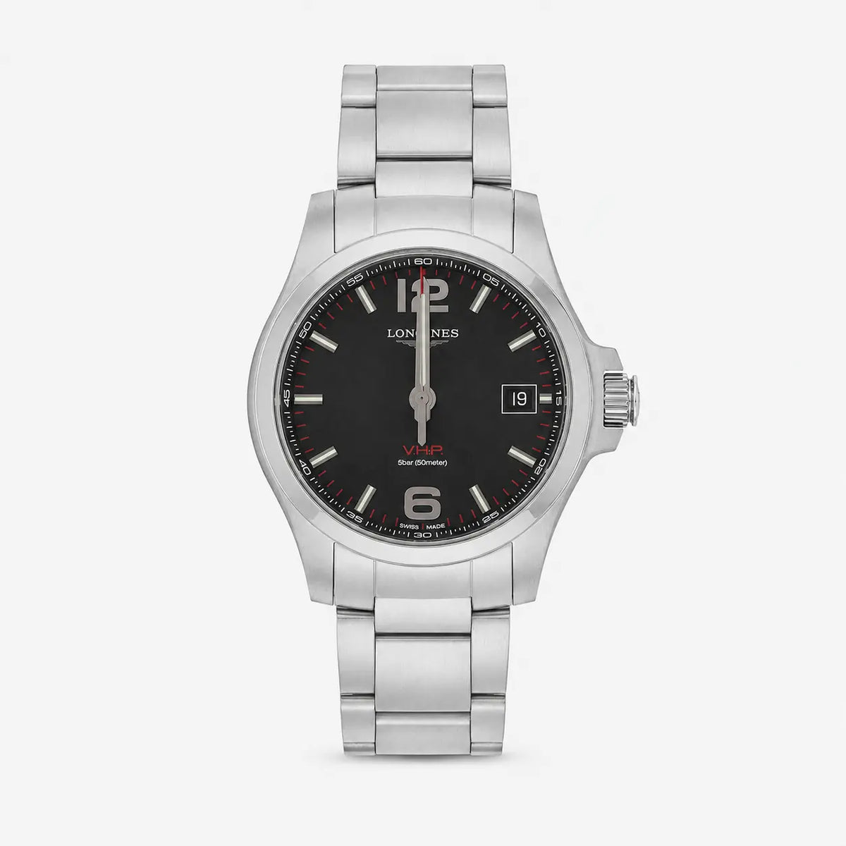 LONGINES Conquest V.H.P 41 mm – cadran noir – montre homme