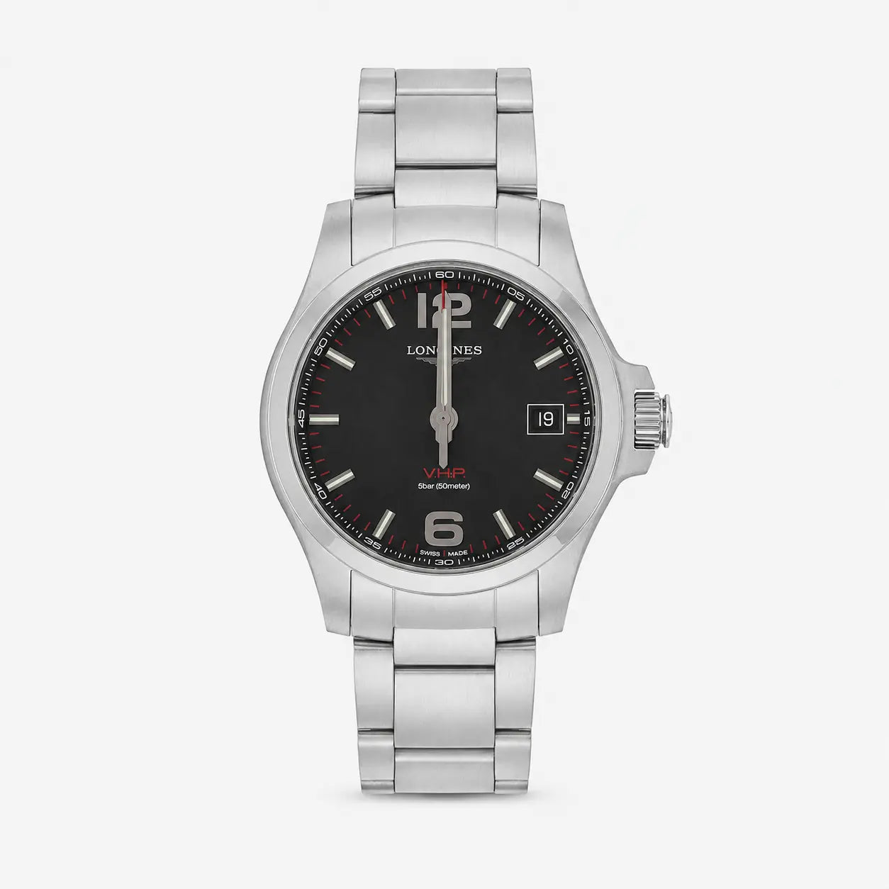 LONGINES Conquest V.H.P 41 mm – cadran noir – montre homme