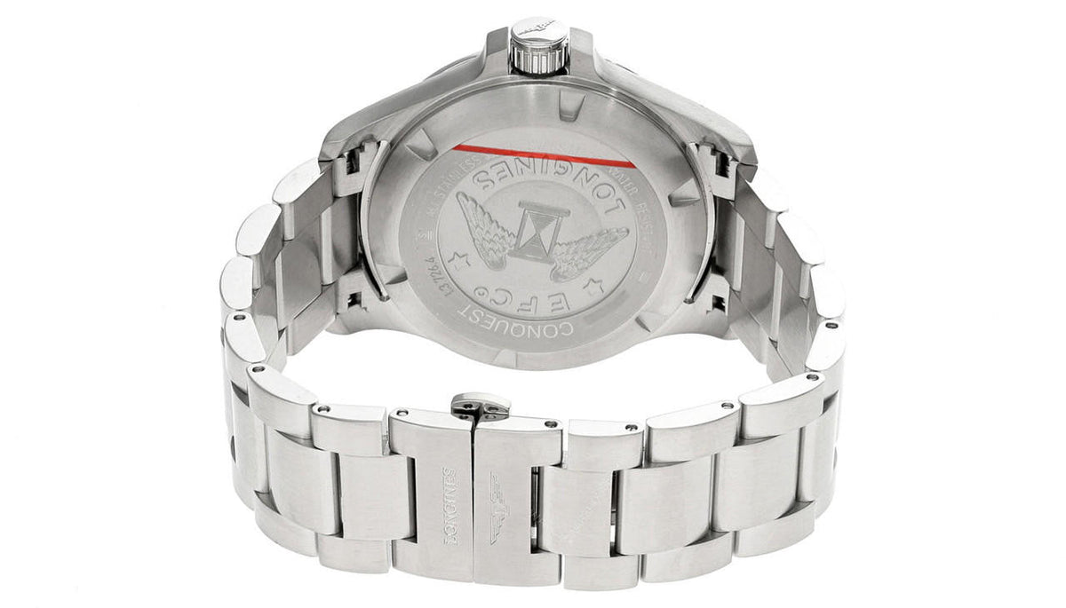 LONGINES Conquest V.H.P 43 mm – cadran argenté – montre homme