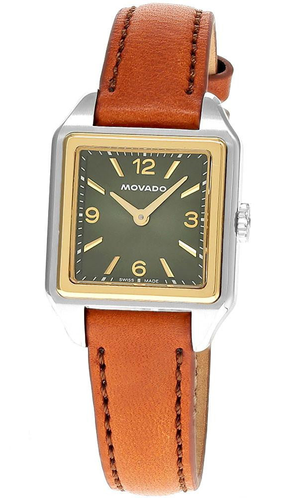 MOVADO Heritage 1917 quartz 34 mm – cadran vert – montre femme