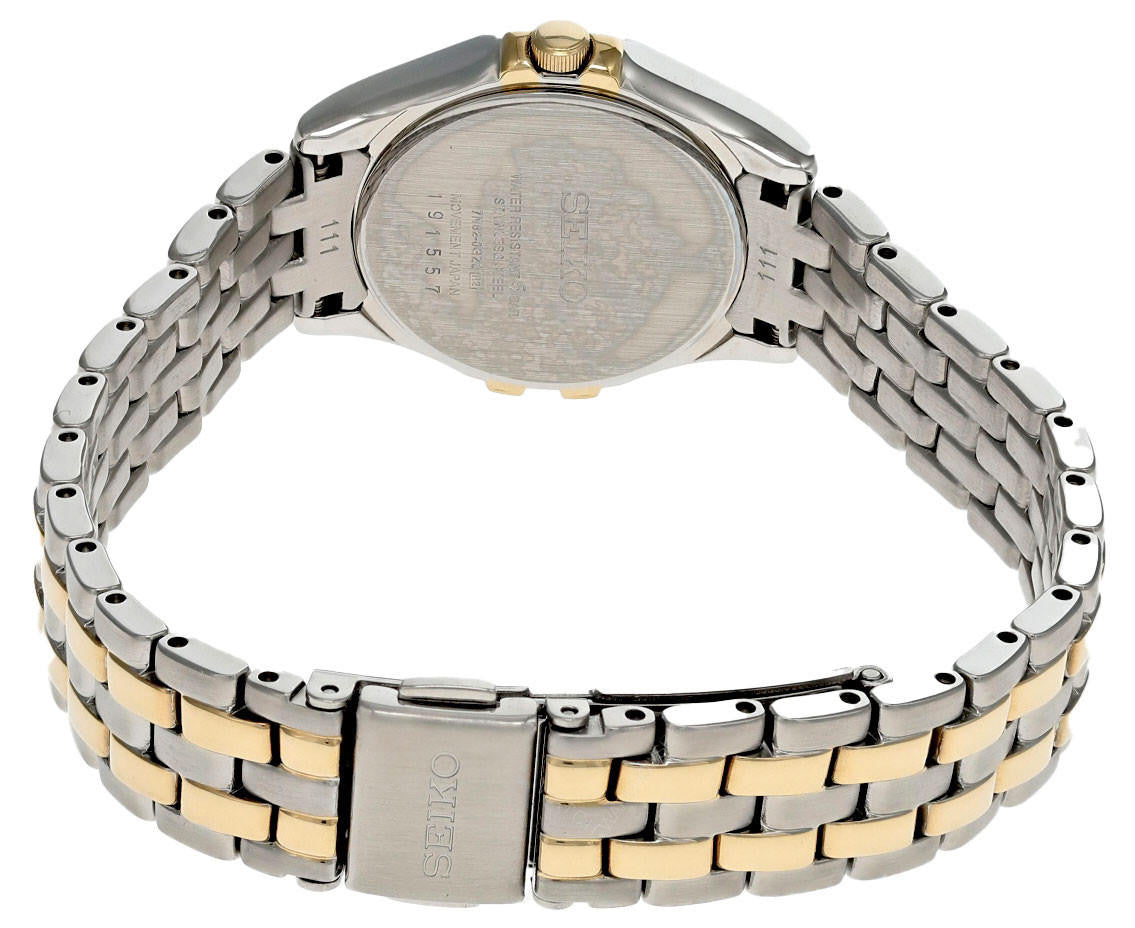SEIKO 27 mm – cadran blanc nacre – montre femme