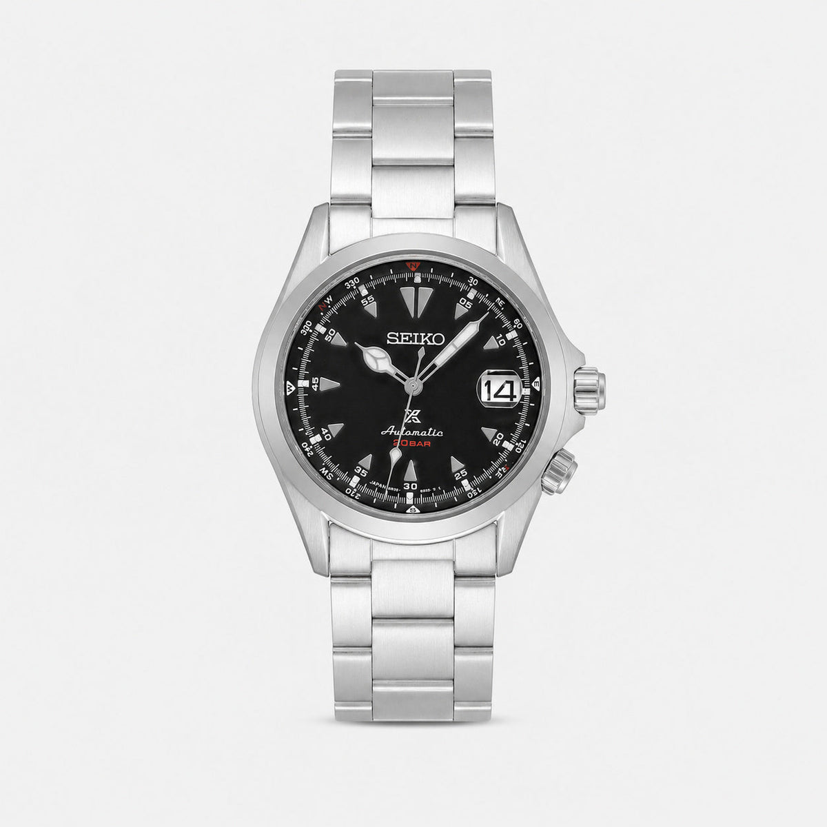 SEIKO Prospex Alpinist 39,5 mm – cadran noir – montre homme