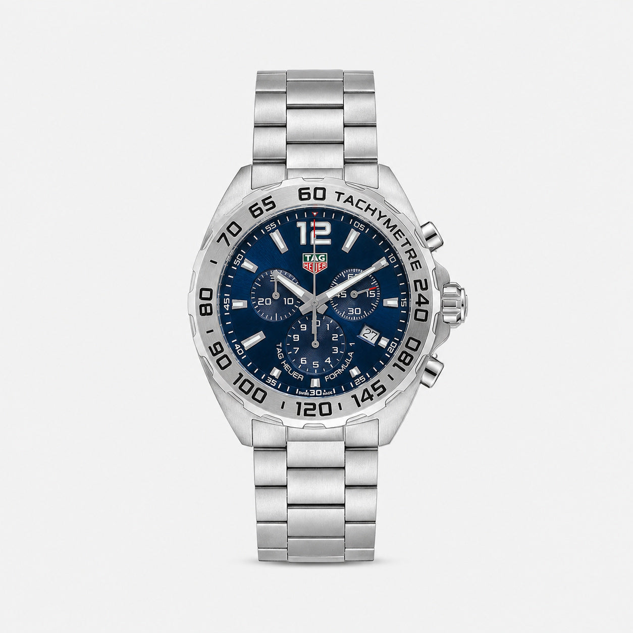 TAG Heuer Formula 1 Chronographe 43 mm – cadran bleu soleillé – montre homme