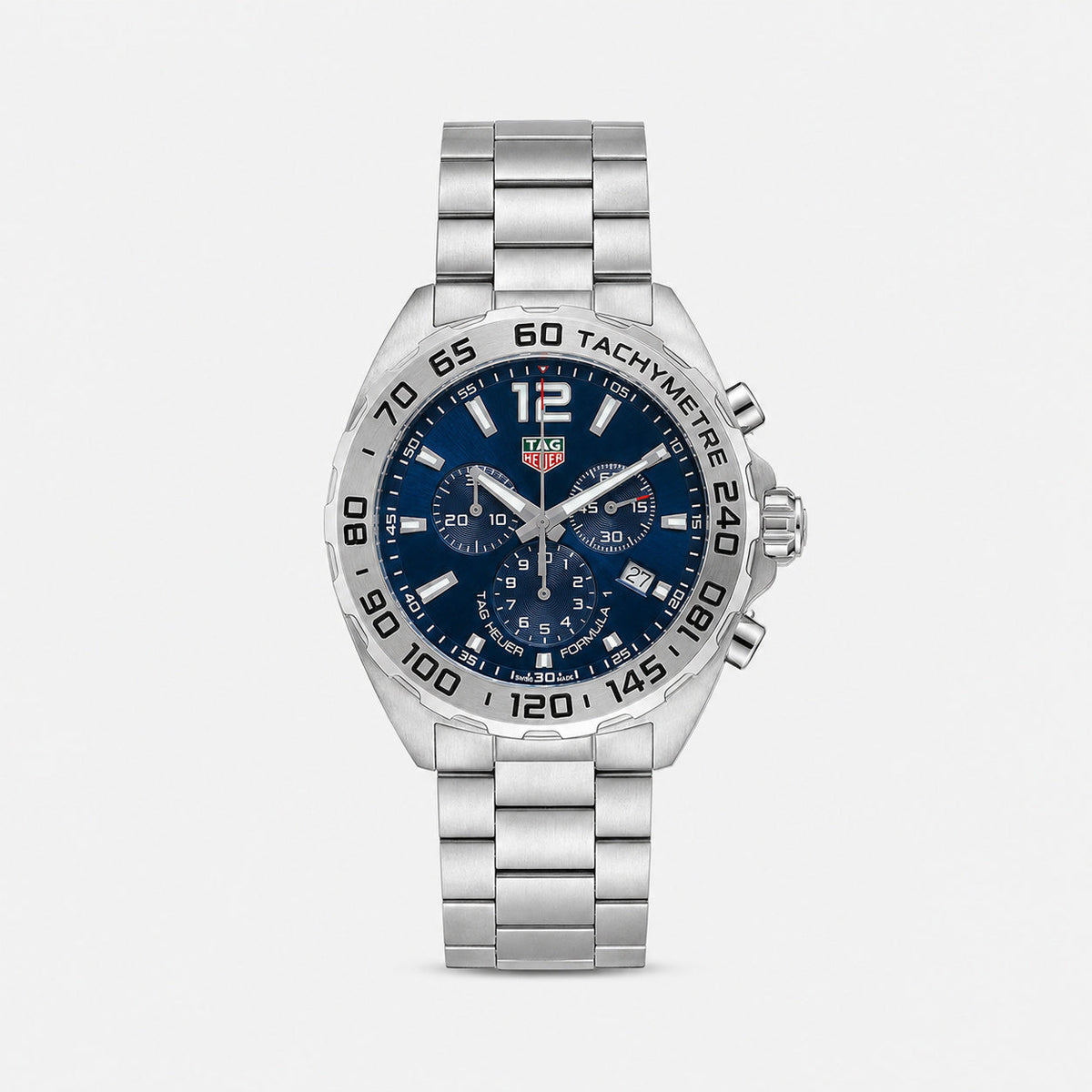 TAG Heuer Formula 1 Chronographe 43 mm – cadran bleu soleillé – montre homme