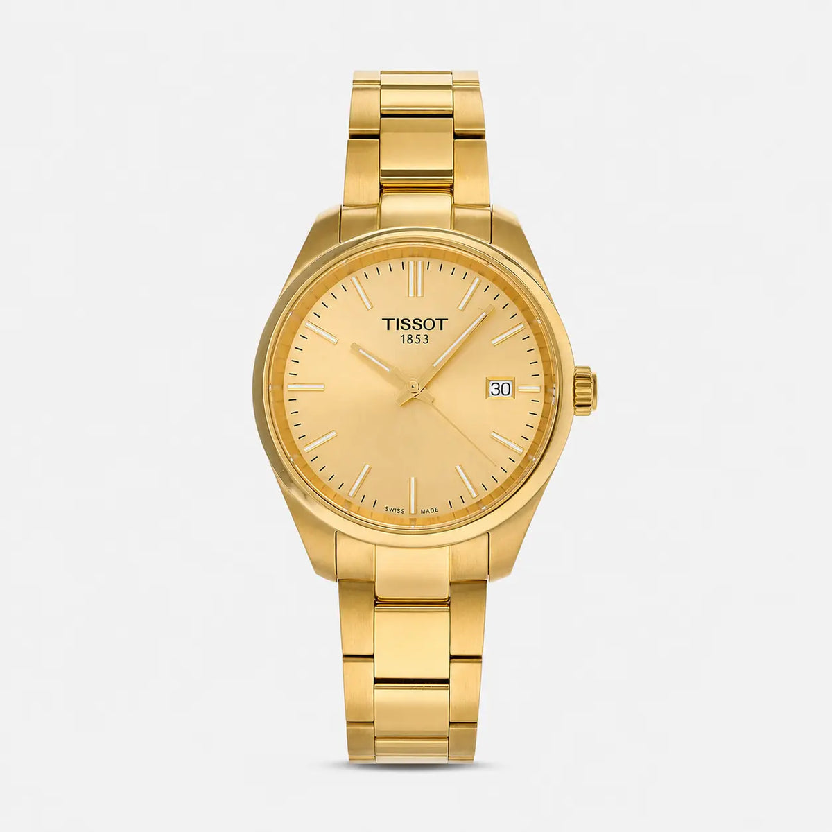 TISSOT PR 100 quartz 34 mm – cadran champagne – montre femme