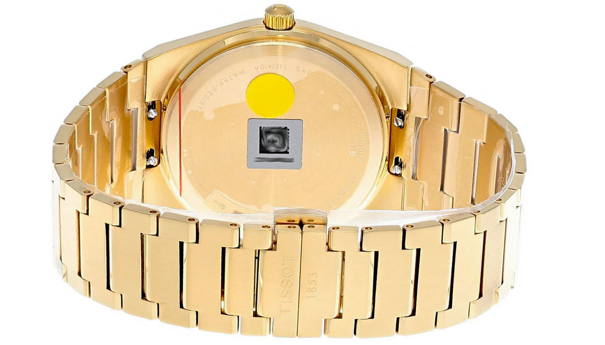 TISSOT PRX quartz 39,5 mm – cadran doré – montre homme