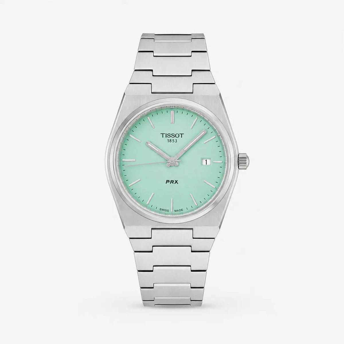TISSOT PRX 40 mm – cadran vert clair – montre homme
