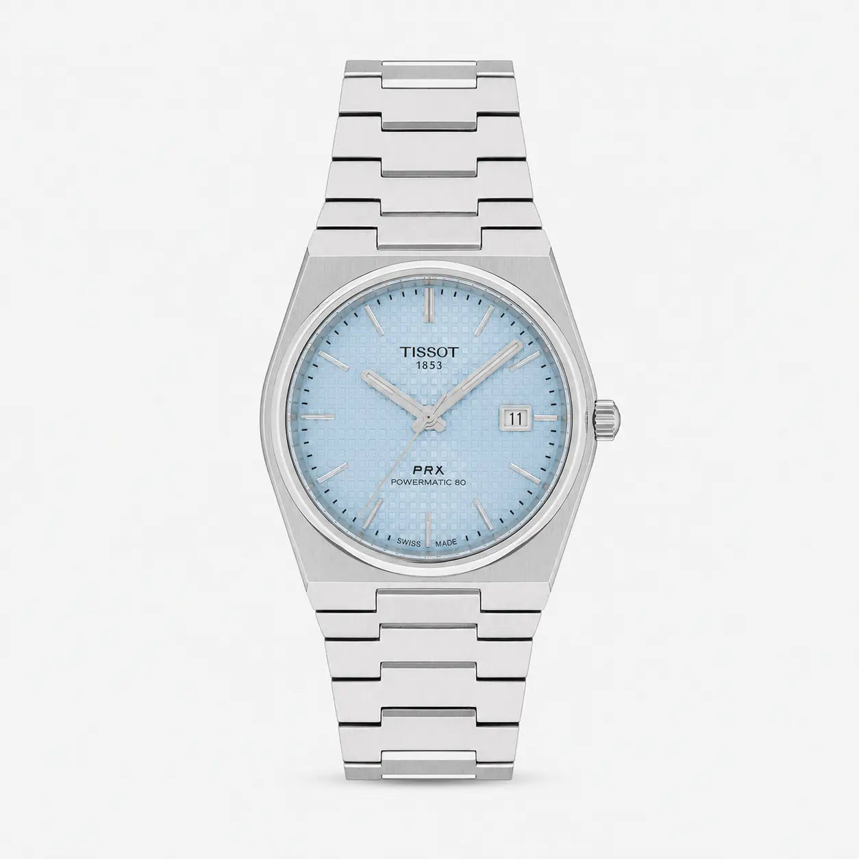TISSOT PRX Powermatic 80 40 mm – cadran bleu glacier – montre homme