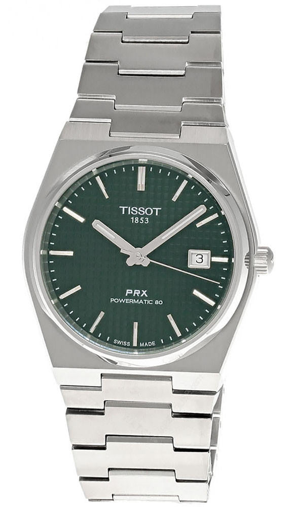 TISSOT PRX Powermatic 80 40 mm – cadran vert – montre homme
