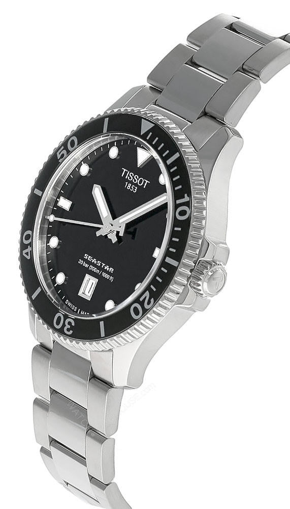 TISSOT Seastar 1000 quartz 40 mm – cadran noir – montre homme