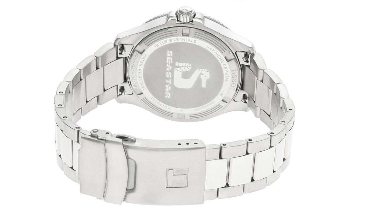 TISSOT Seastar 1000 quartz 40 mm – cadran noir – montre homme