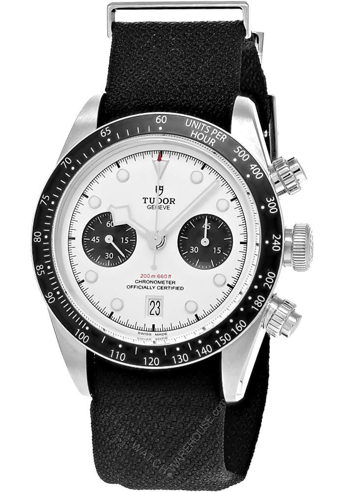 TUDOR Black Bay Chrono automatique 41 mm – bracelet textile – montre homme