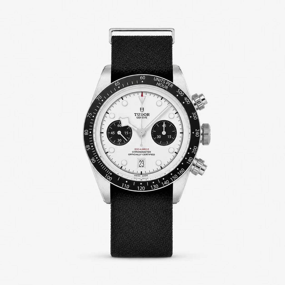 TUDOR Black Bay Chrono automatique 41 mm – bracelet textile – montre homme