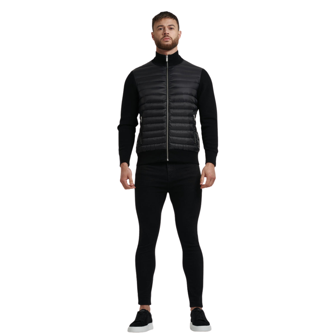 Veste Noire Urbain Élégance