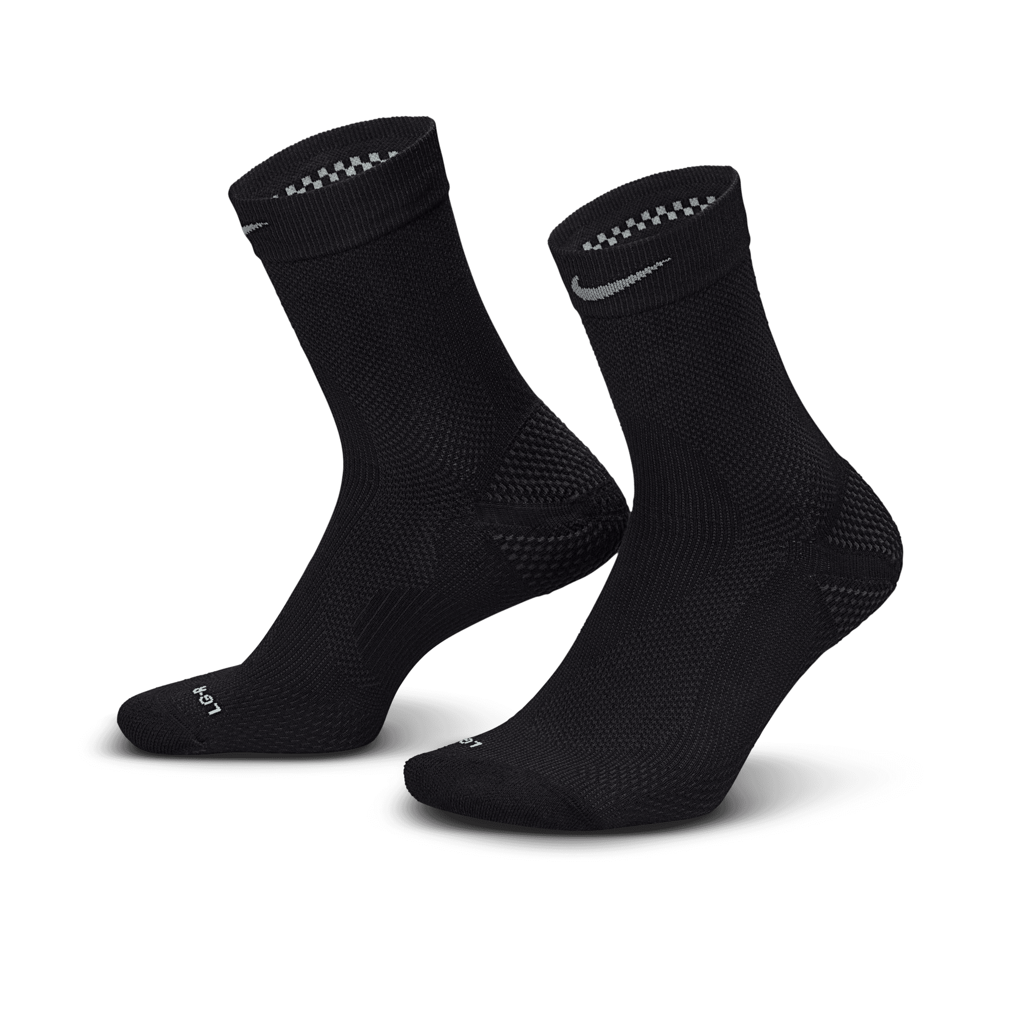 CHAUSSETTES NIKE FAST LIGHTWEIGHT MI-MOLLET – NOIRES