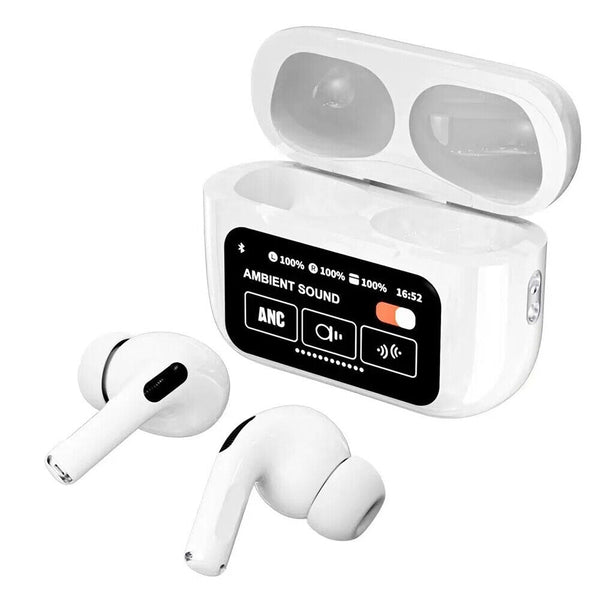 Pro Earbuds 2025 – Écouteurs TWS ANC/ENC avec Affichage LED