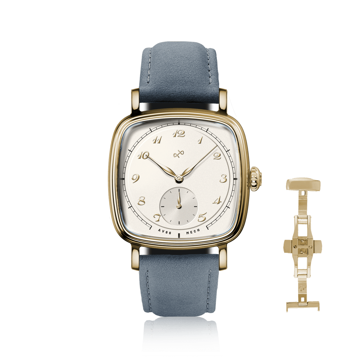 1954 Amalfi Mechanical – doré / écru