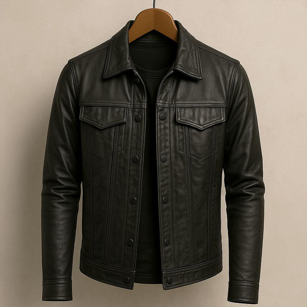 Veste Markus en simili cuir