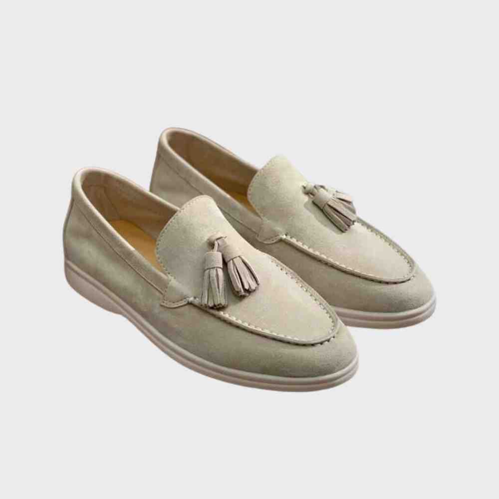 Montalio – Loafers Élégants en Suède pour Hommes