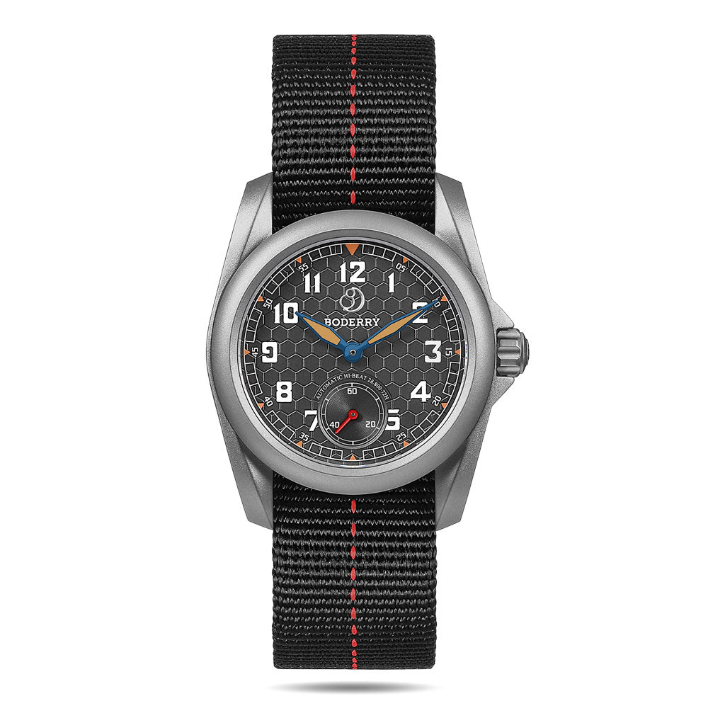 VOYAGER S72 automatique en titane – réserve de marche 72 h – étanche 100 m – gris