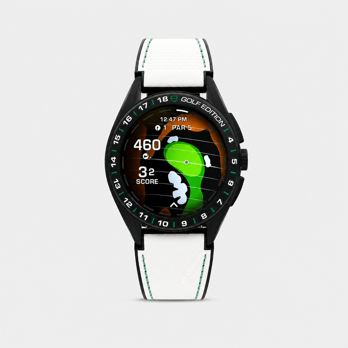 TAG Heuer Connected Calibre E4 Golf Edition 45 mm – montre connectée en titane