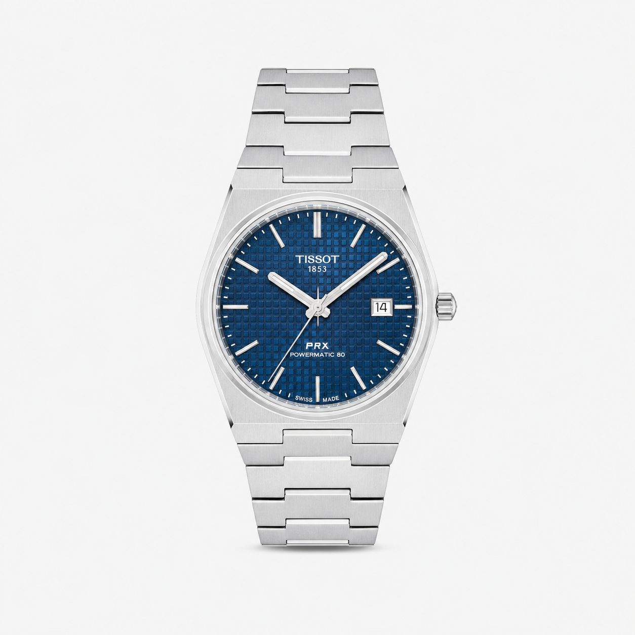 TISSOT PRX Powermatic 80 40 mm – cadran bleu – montre homme