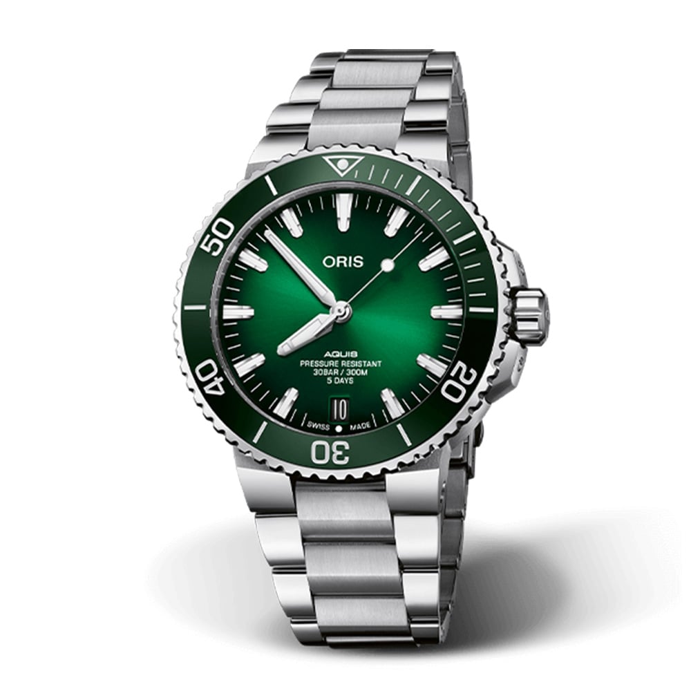 Oris Aquis Date Calibre 400 43,5 mm – cadran vert