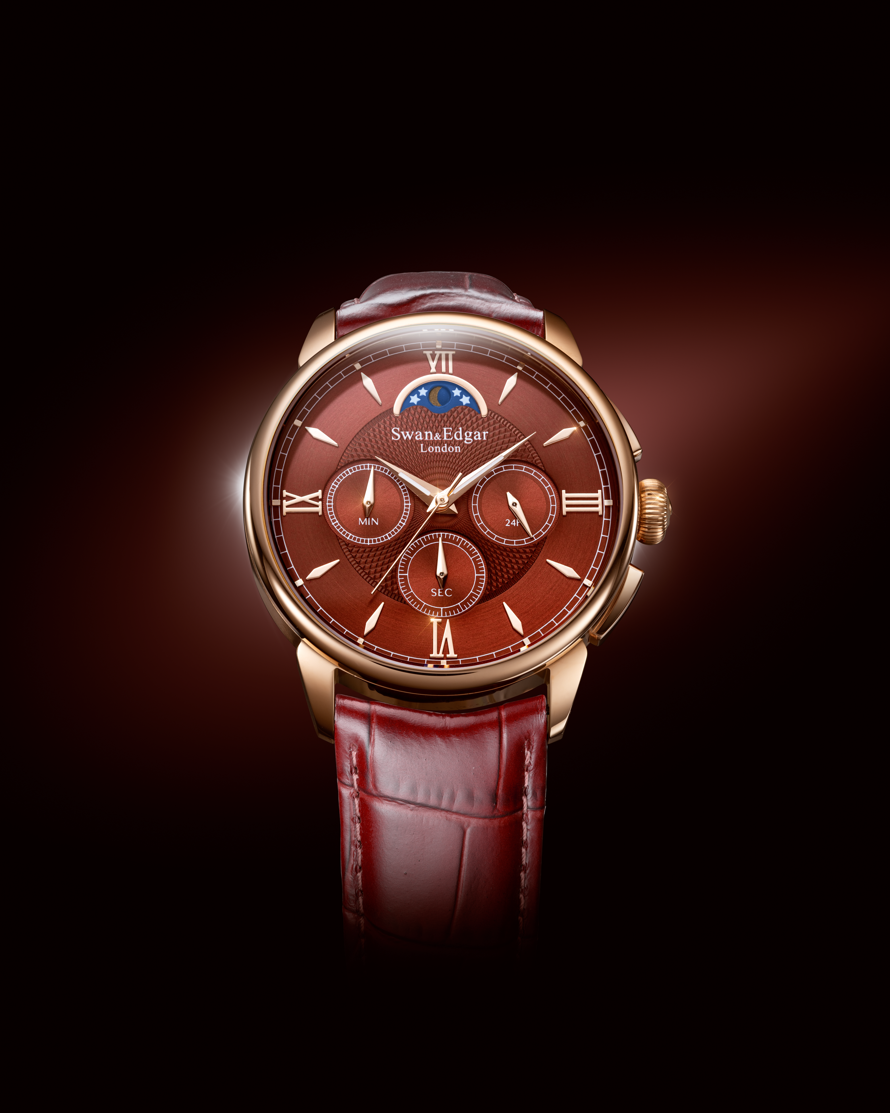 Complication – chronographe meca-quartz à phase de lune
