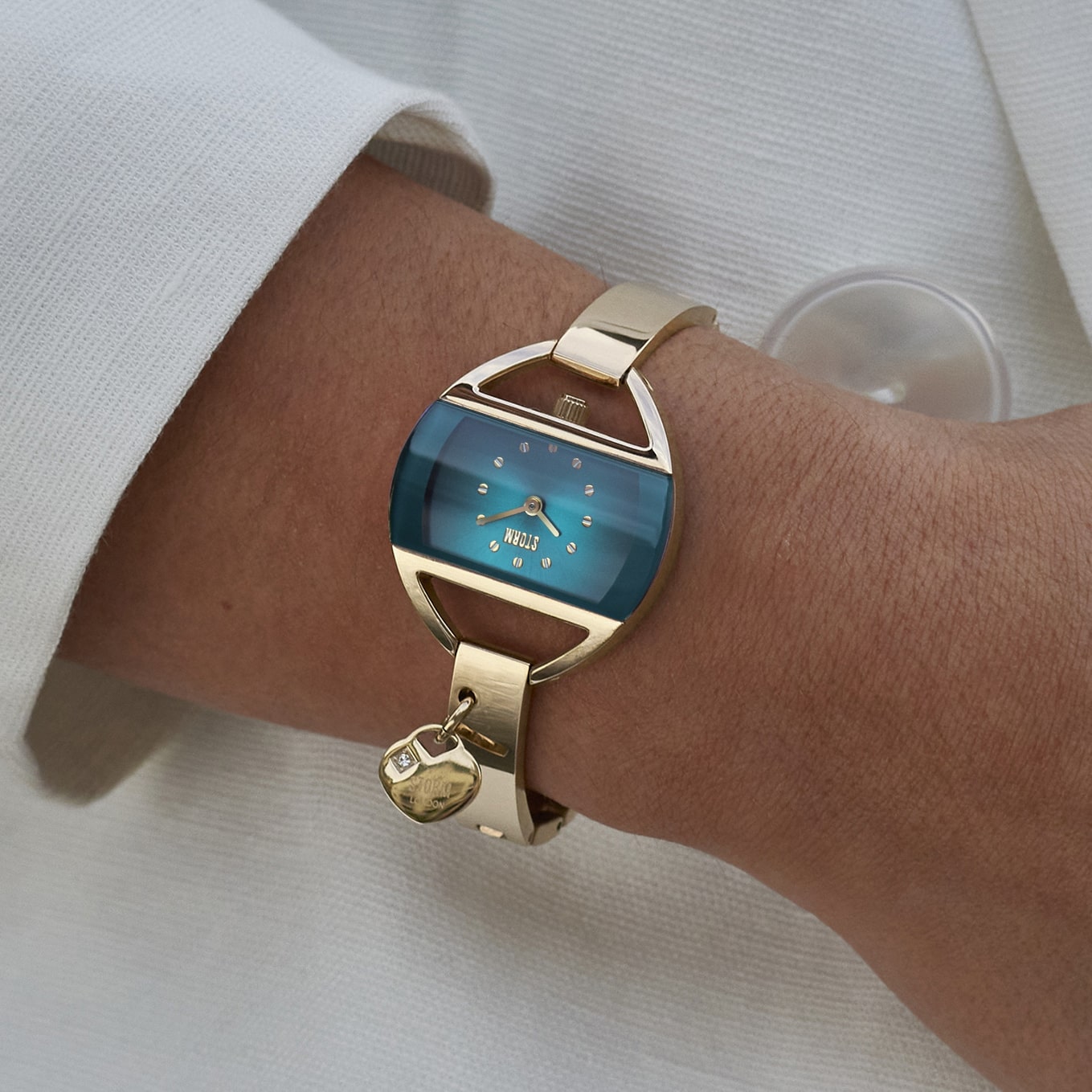 STORM Temptress Charm Gold-Teal