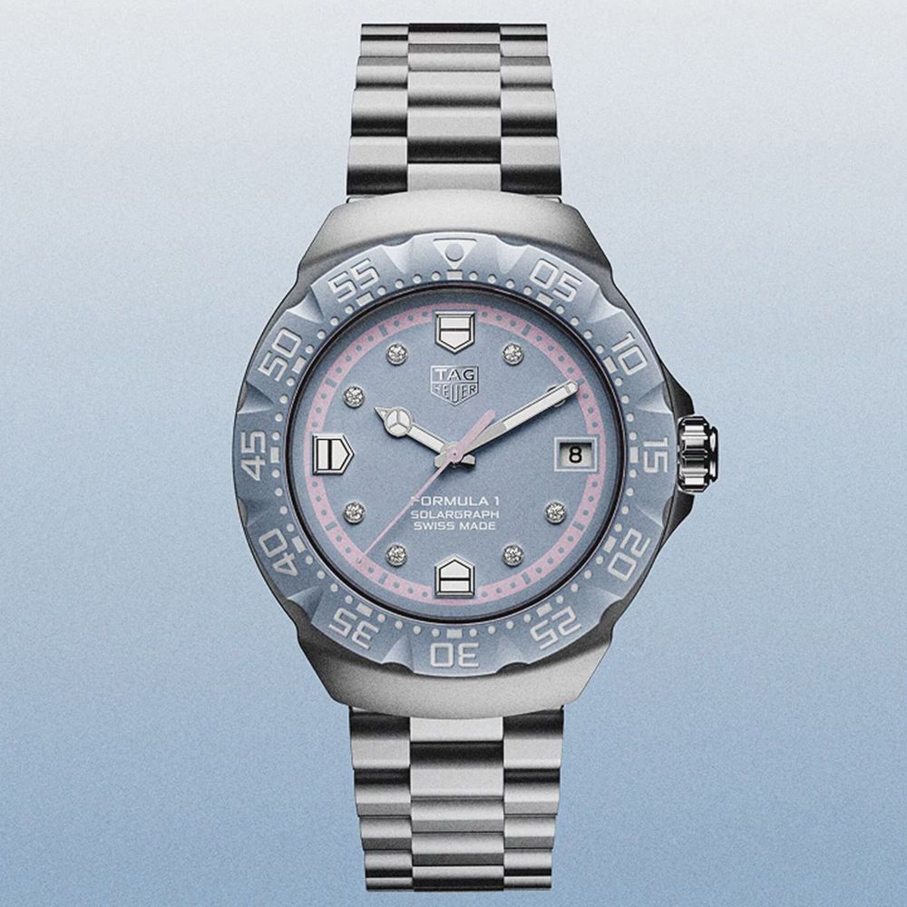 TAG Heuer Formula 1 Solargraph Bleu Rose