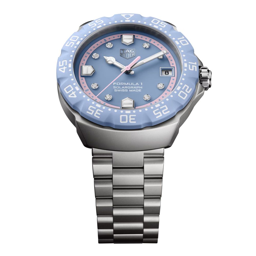 TAG Heuer Formula 1 Solargraph Bleu Rose