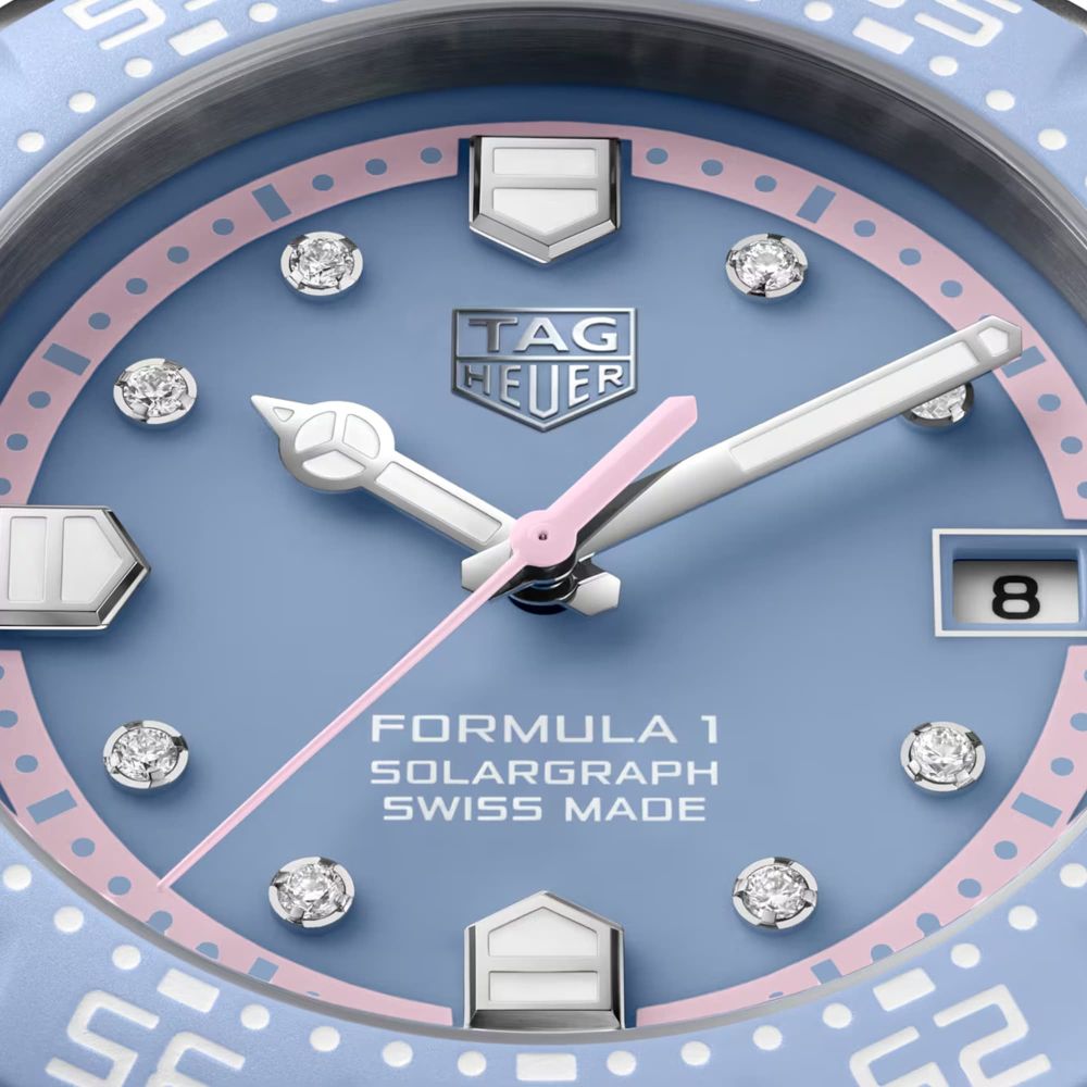 TAG Heuer Formula 1 Solargraph Bleu Rose