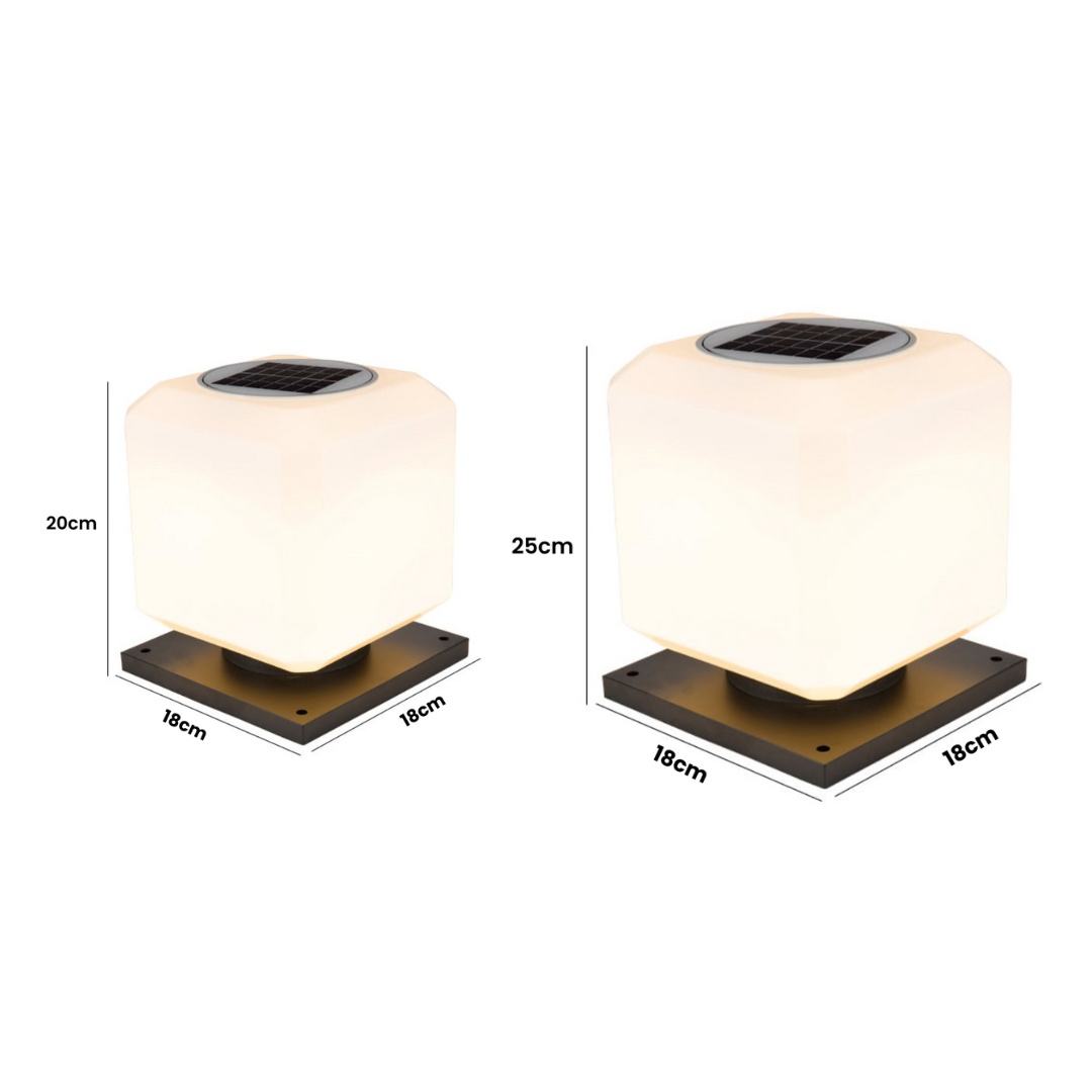Lanterne Solaire de Jardin Élégante | Éclairage Écologique Extérieur à LED