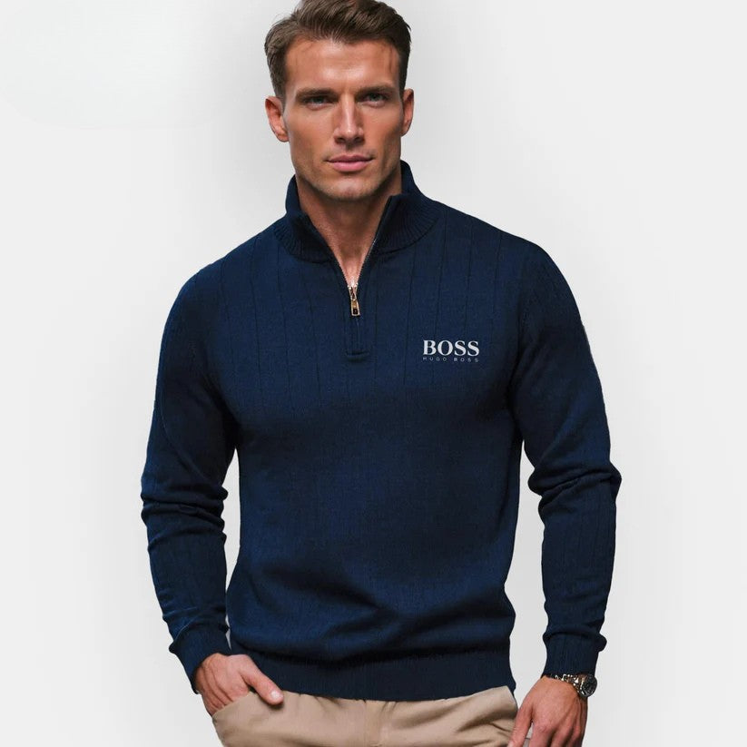 Boss Zip-Up Sweater (CLEARANCE)